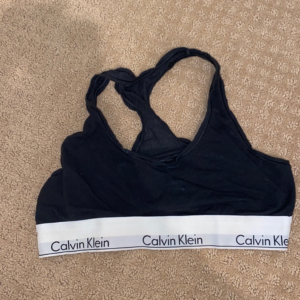Calvin Klein black bra size medium